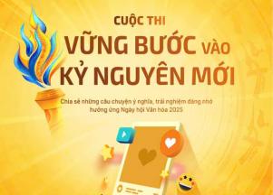 Phát động Cuộc thi chia sẻ chủ đề "Vững bước vào Kỷ nguyên mới"